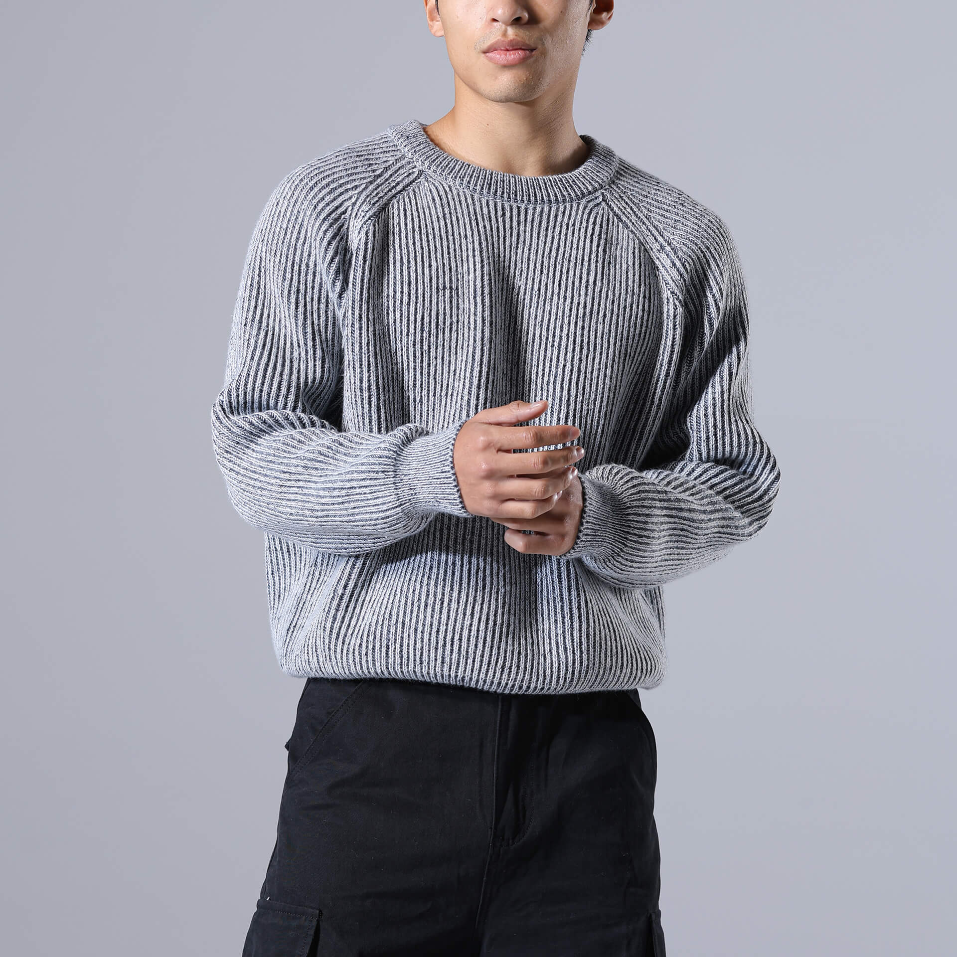 Hoshi Ribbed Knit Sweater - Image 11
