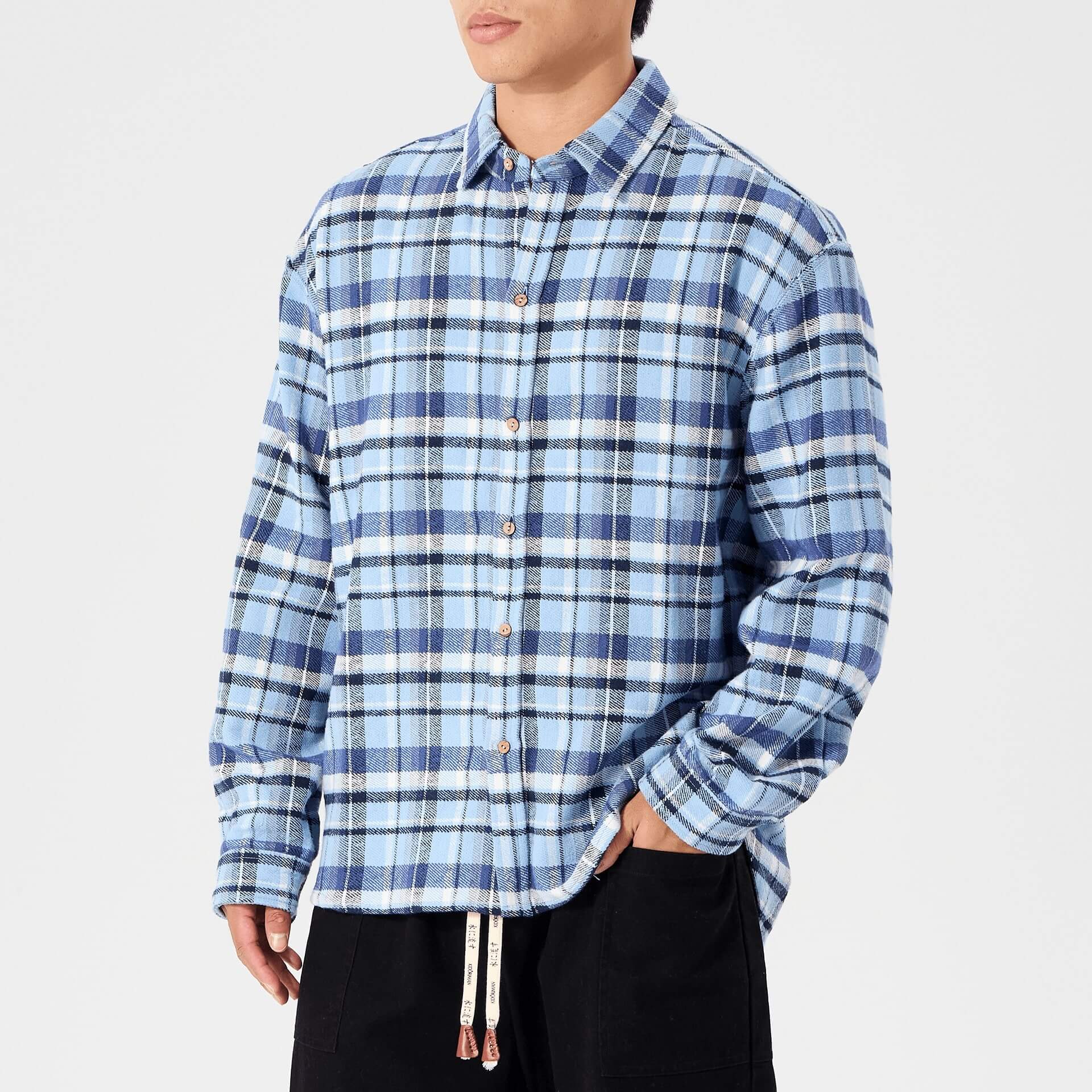 Sabi Plaid Long Sleeve Shirt - Image 7