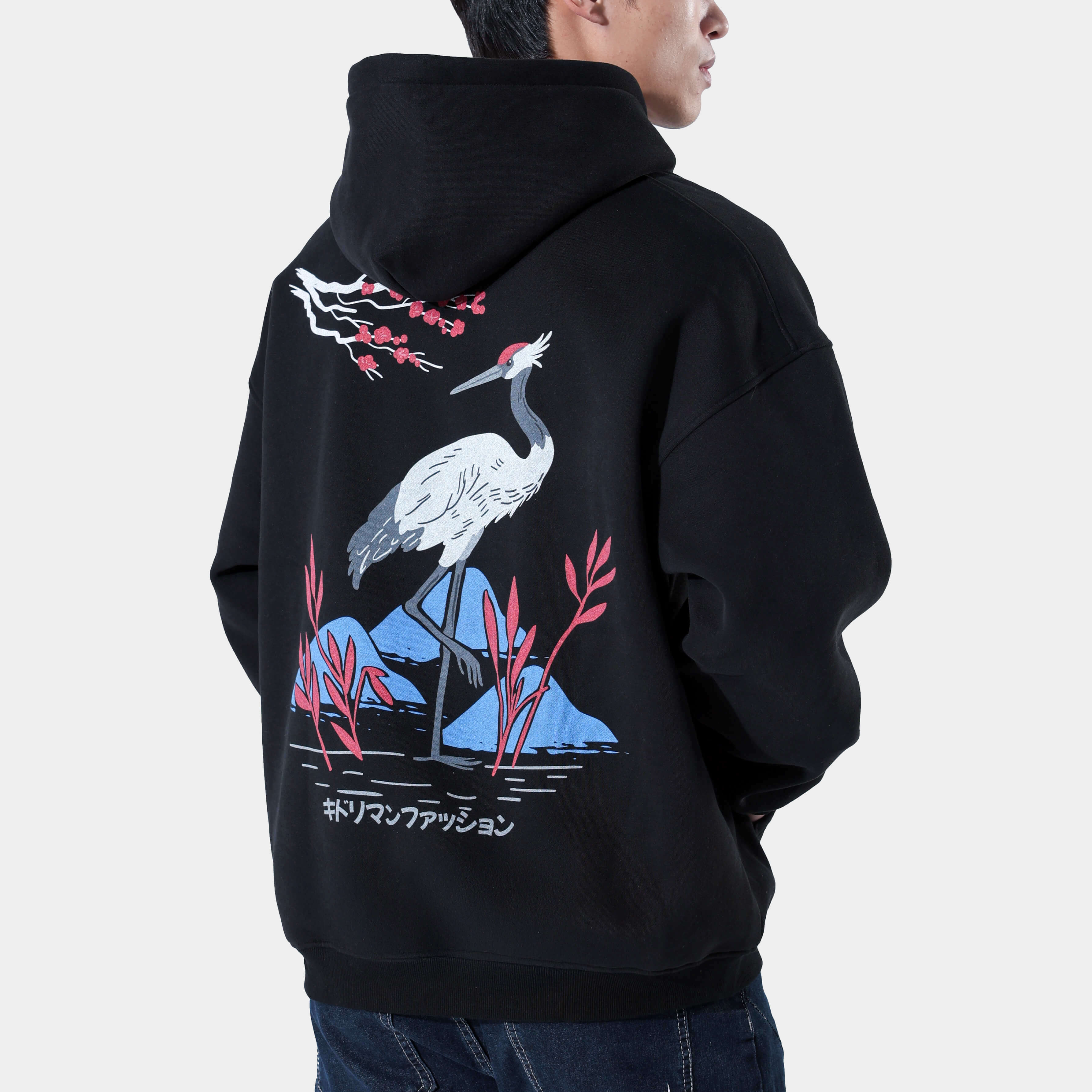 Shizuka Crane Hoodie - Image 2
